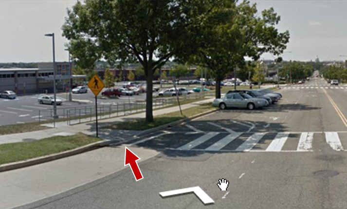 A newer Street View image of the same location. The problem is fixed.